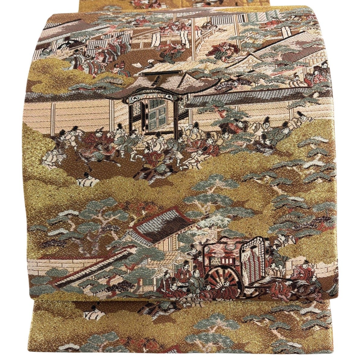 丸帯 名品 お太鼓柄 正絹 【中古】 美品】 丸帯 逸品 お太鼓柄 正絹 【中古】の通販 by バイセル ラクマ店