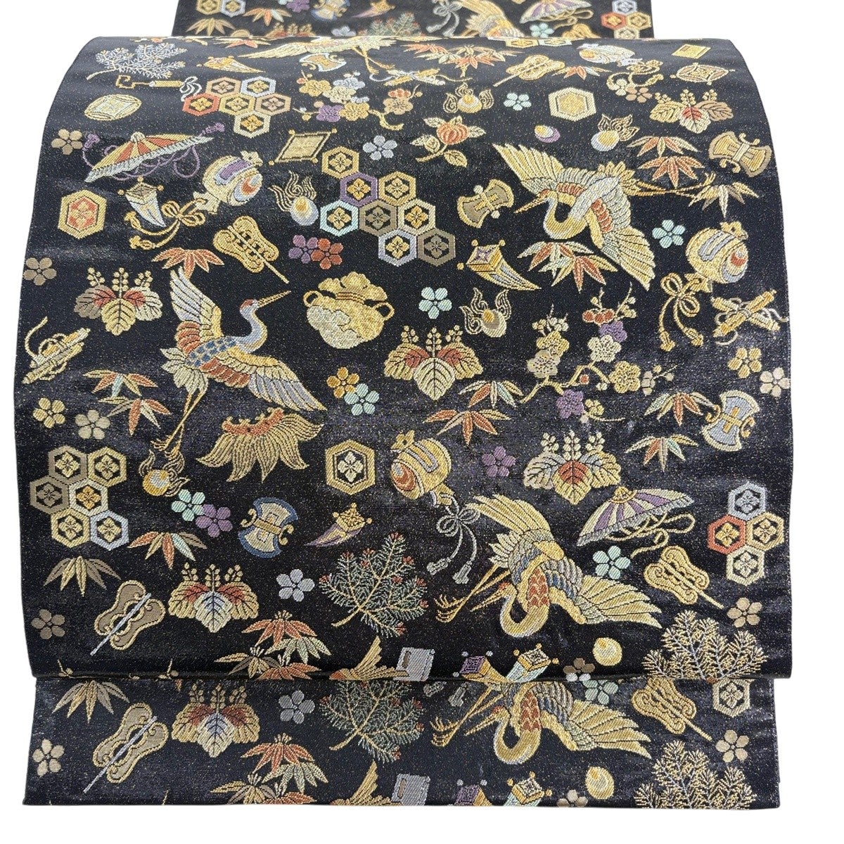 【美品】 袋帯 名品 六通 正絹 【中古】 美品】 袋帯 名品 六通 正絹 【中古】の通販 by バイセル ラクマ店｜ラクマ