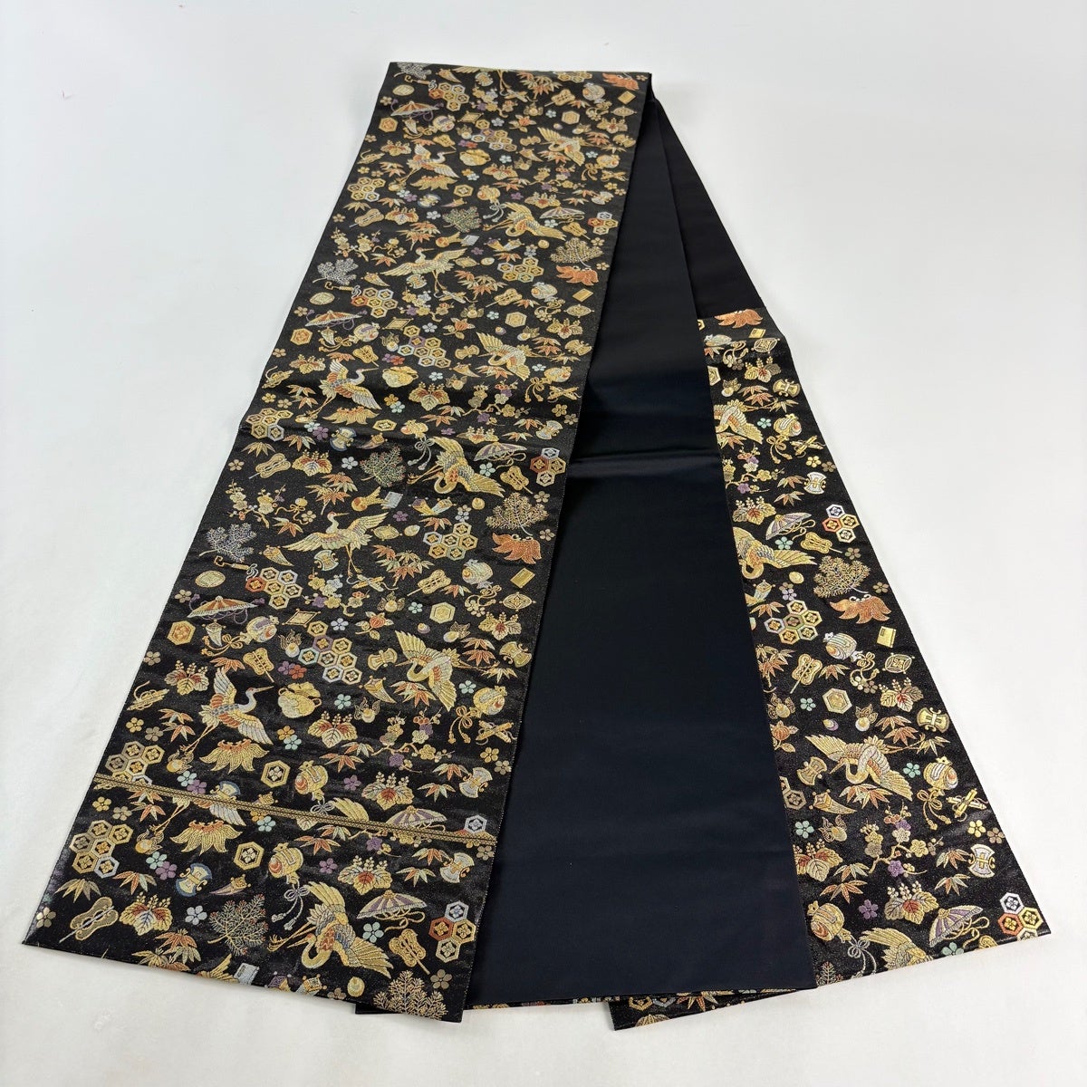 【美品】 袋帯 名品 六通 正絹 【中古】 美品】 袋帯 名品 六通 正絹 【中古】の通販 by バイセル ラクマ店｜ラクマ