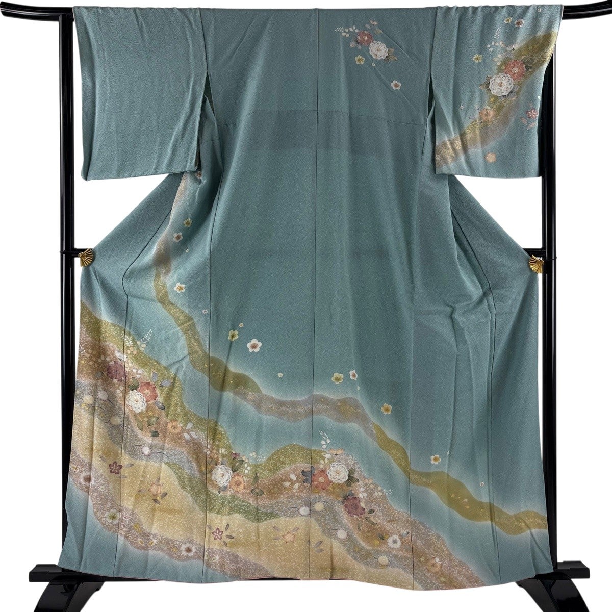 訪問着 身丈166cm 裄丈63cm 正絹 名品 【中古】 訪問着 身丈166.5cm 裄丈65cm 正絹 名品 【中古】の通販 by バイセル