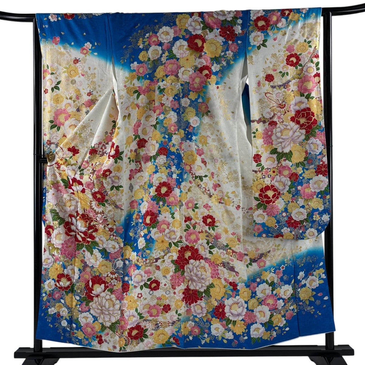 振袖 名品 身丈155cm 裄丈63cm 正絹 【中古】 振袖 身丈155cm 裄丈63.5cm 正絹 名品 【中古】の通販 by バイセル