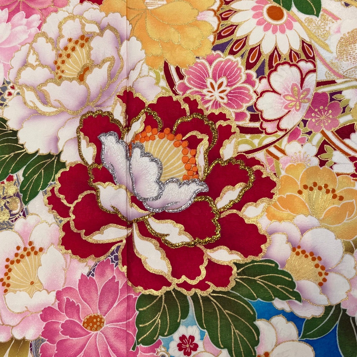 振袖 名品 身丈155cm 裄丈64.5cm 正絹 【中古】 振袖 身丈155cm 裄丈63.5cm 正絹 名品 【中古】の通販 by バイセル