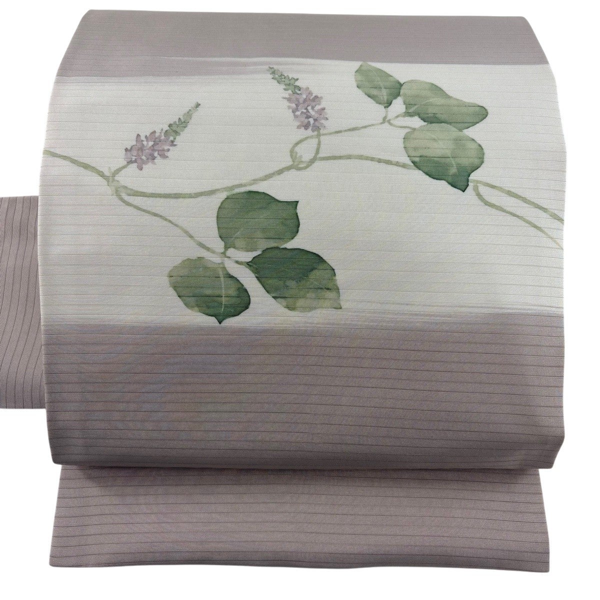 50%OFF 名古屋帯 秀品 夏帯 草花 薄小豆 正絹 K50｜中古・古着