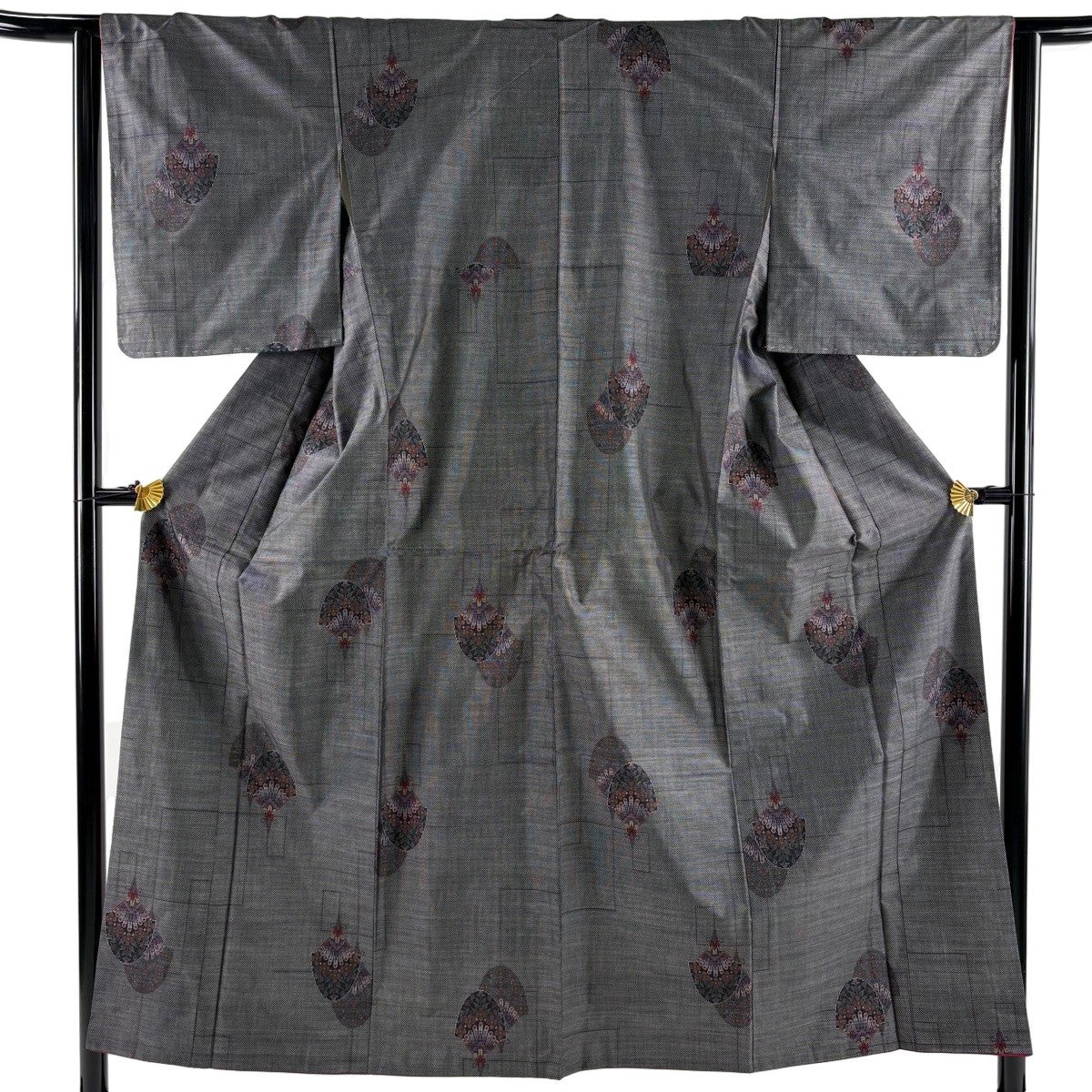 【美品】 紬 身丈157.5cm 裄丈62.5cm 正絹 秀品 【中古】 紬 身丈155.5cm 裄丈62.5cm 正絹 秀品 【中古】の通販 by バイセル