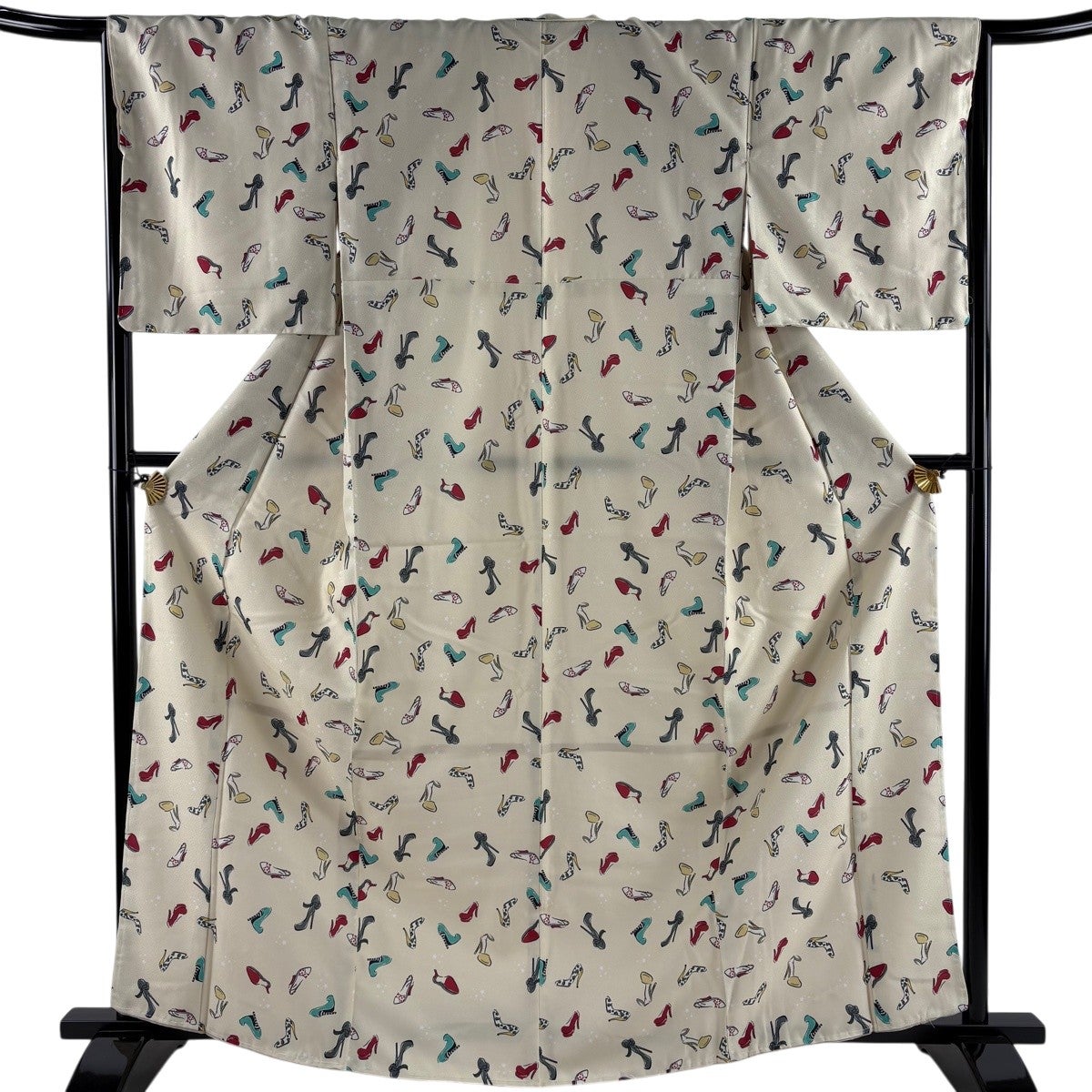 【美品】 小紋 身丈163cm 裄丈66cm 正絹 名品 【中古】 美品】 小紋 身丈163cm 裄丈66cm 正絹 名品 【中古】の通販 by