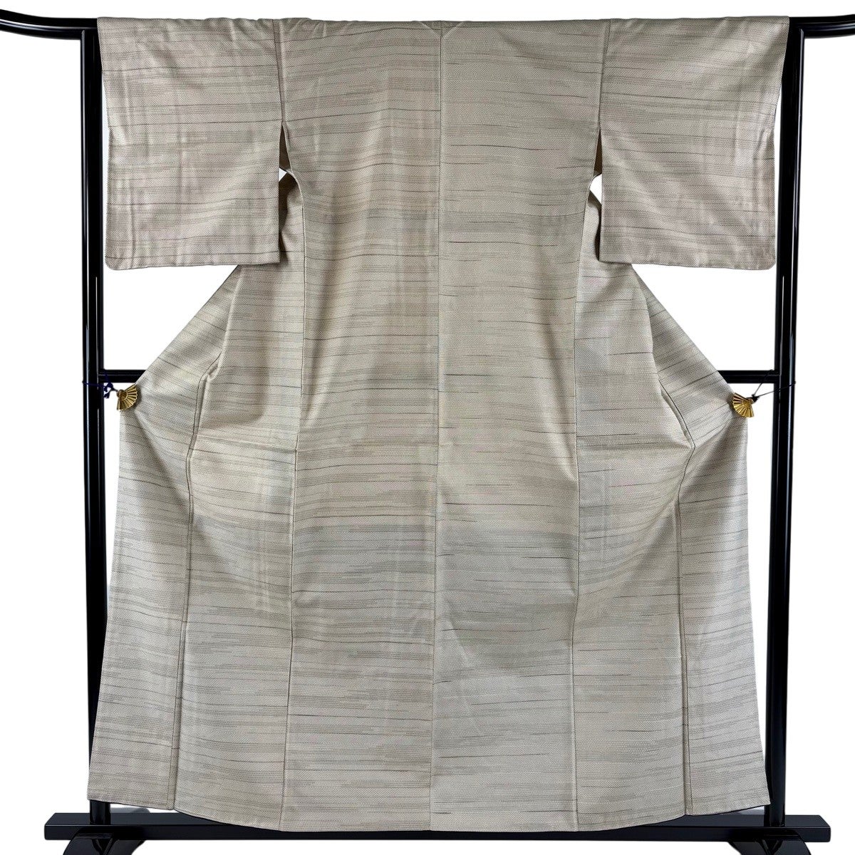 紬 身丈154cm 裄丈64cm 正絹 秀品 【中古】 紬 身丈157cm 裄64cm レディース 袷 花柄 裄Mサイズ 秋冬春用 正絹