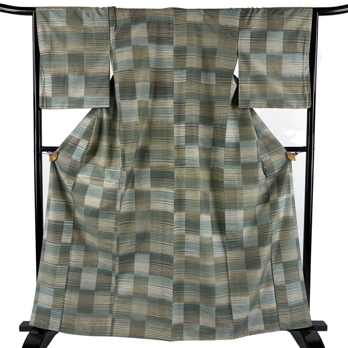 小紋 身丈157cm 裄丈62cm 正絹 秀品 【中古】 美品】 小紋 身丈157cm 裄丈64cm 正絹 秀品 【中古】の通販 by