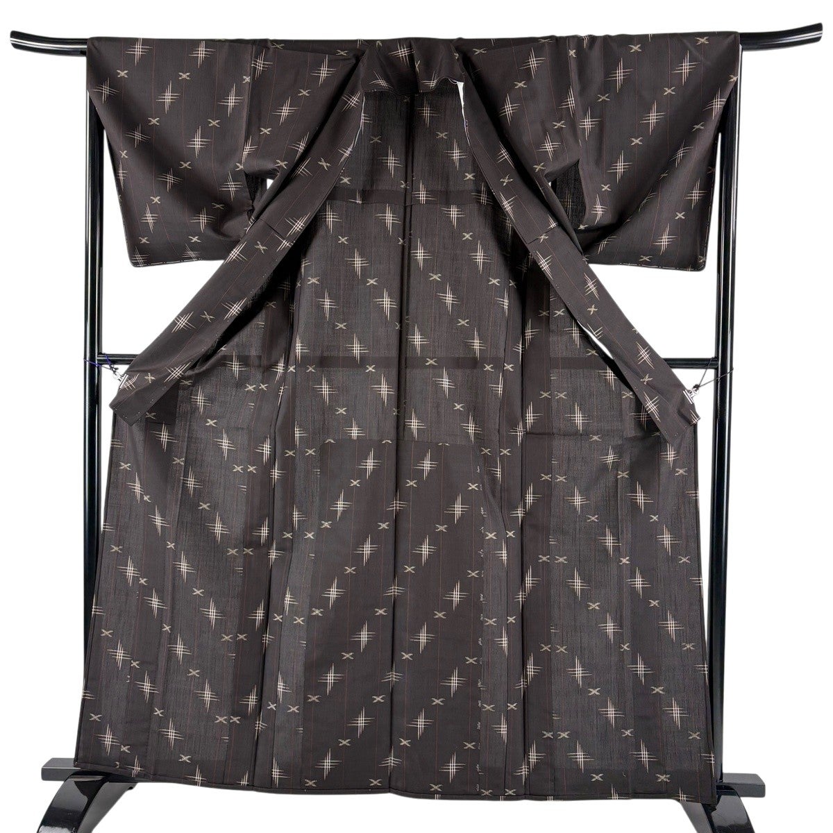 紬 美品 秀品 163cm 68cm 正絹 【中古】 名古屋帯 秀品 紬地 茶色 正絹｜中古・古着・リサイクル着物通販