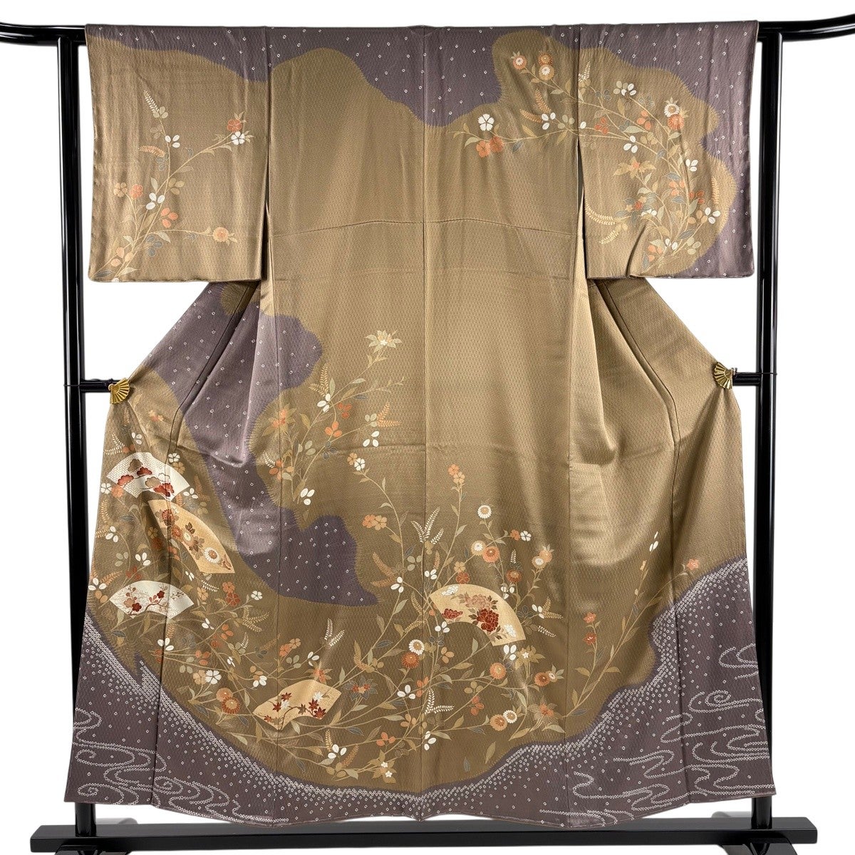 未使用品 早い者勝ち☆ 付下げ 正絹 丹後ちりめん 菊 花 萩  袷 楽天市場】【新古品】 訪問着 着物 正絹 袷 薄ピンク地 金通し 金駒