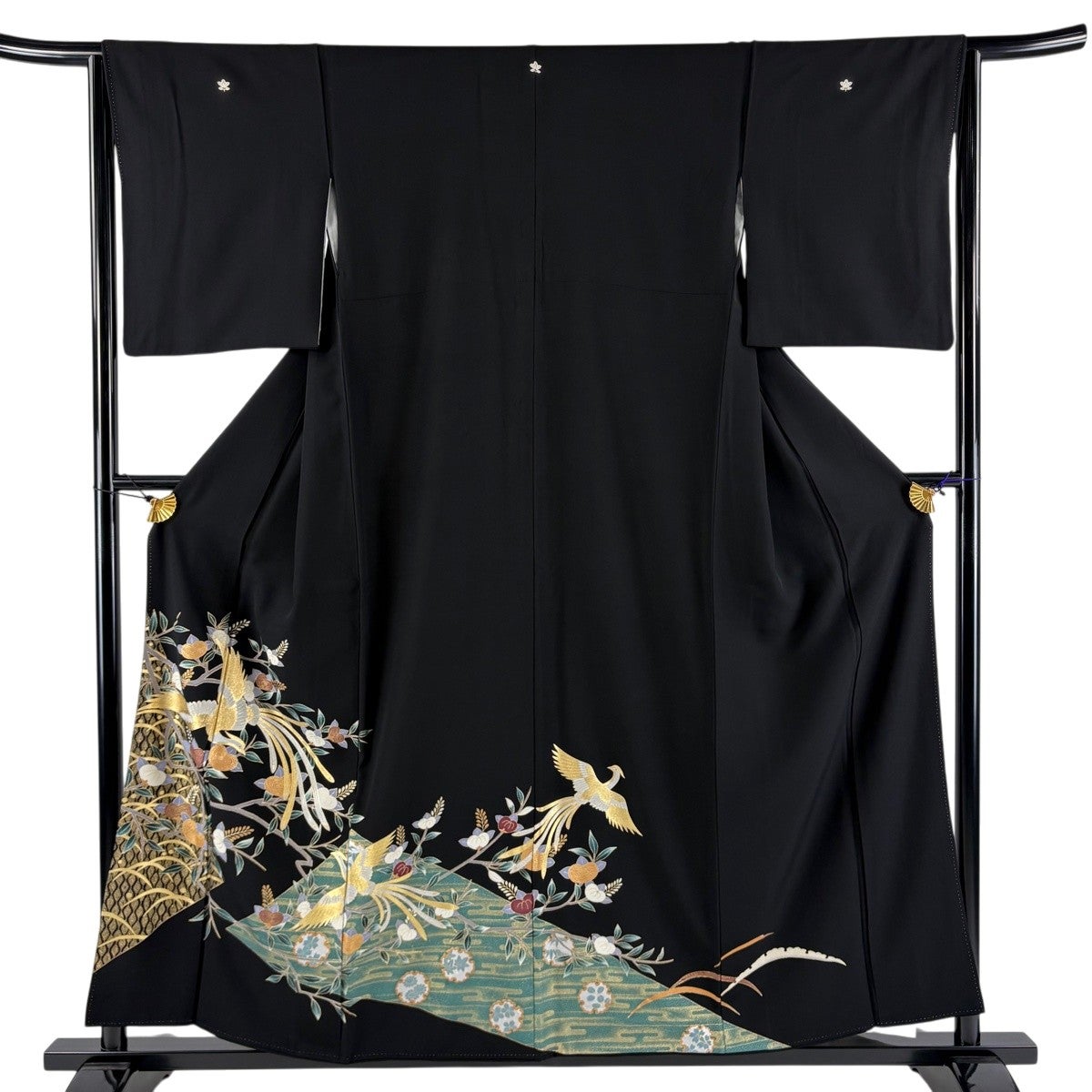 【美品】 色留袖 身丈160cm 裄丈68cm 正絹 秀品 【中古】 色留袖 身丈163cm 裄丈67cm 正絹 秀品 【中古】の通販 by バイセル