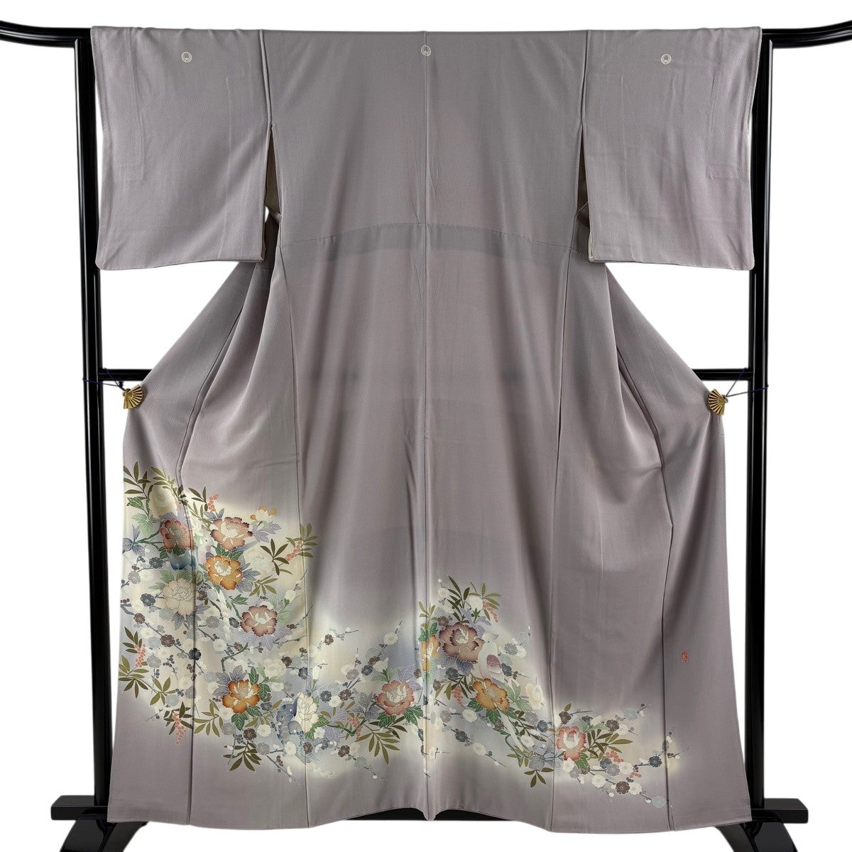 色留袖 身丈154.5cm 裄丈62cm 化繊 秀品 【中古】 帯・逸品】色留袖 No.DA-0836-Lサイズのレンタル｜きもの365
