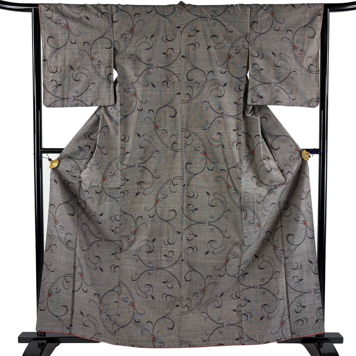 小紋 身丈167cm 裄丈67.5cm 正絹 美品 秀品 【中古】 美品】 小紋 身丈167cm 裄丈66.5cm 正絹 秀品 【中古】の通販 by