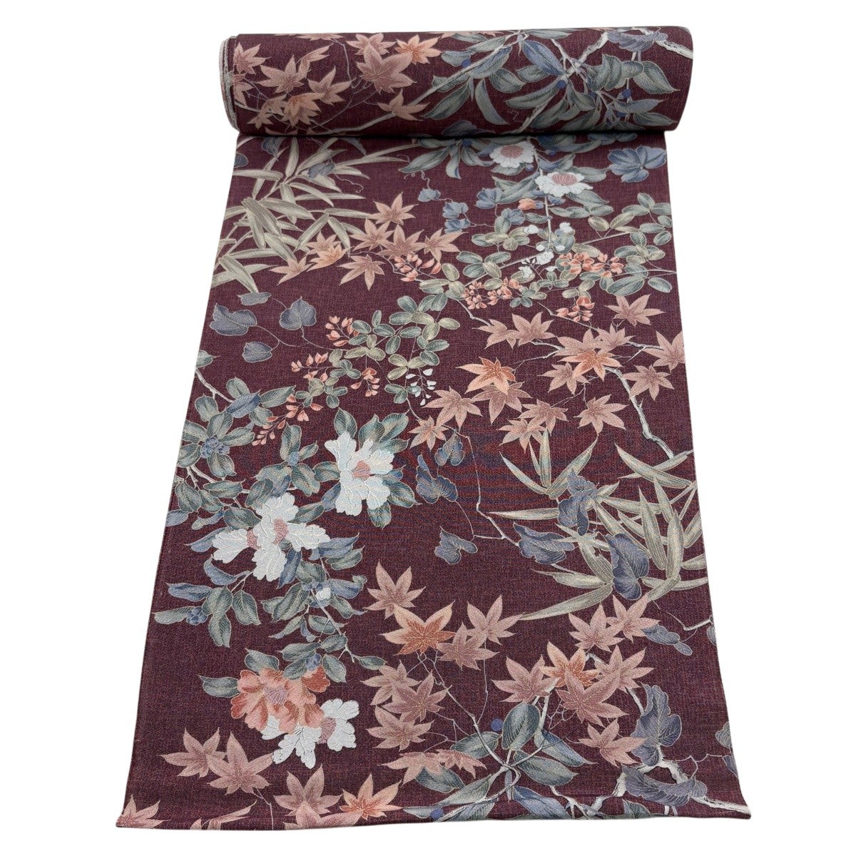 紬 美品 秀品 163cm 68cm 正絹 【中古】 名古屋帯 秀品 紬地 茶色 正絹｜中古・古着・リサイクル着物通販