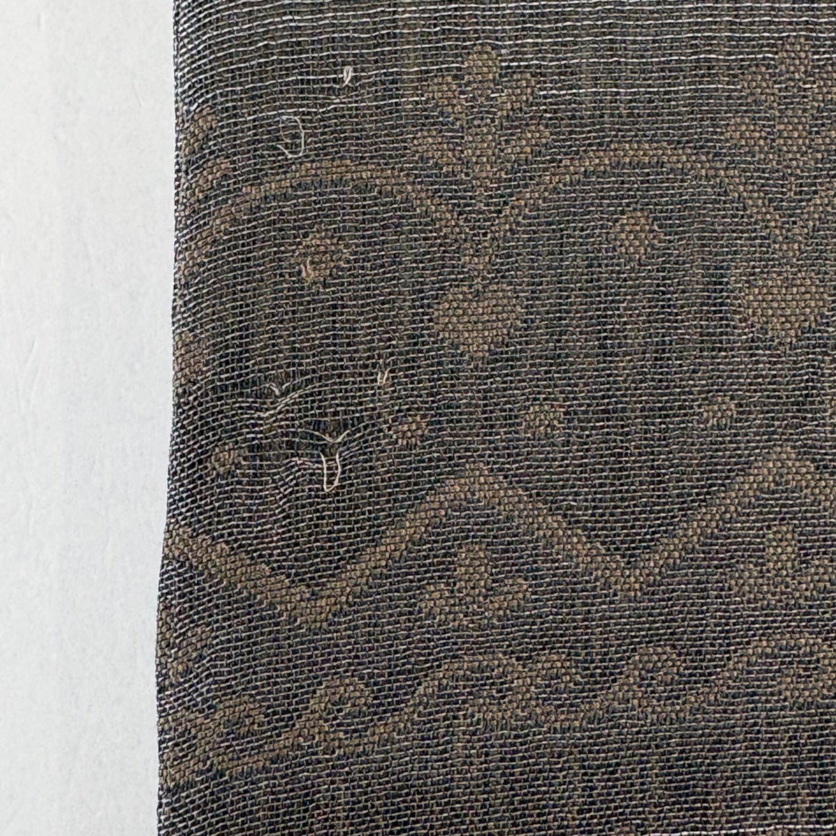 名古屋帯 名品 葡萄唐草 灰茶 正絹｜中古・古着・リサイクル着物通販