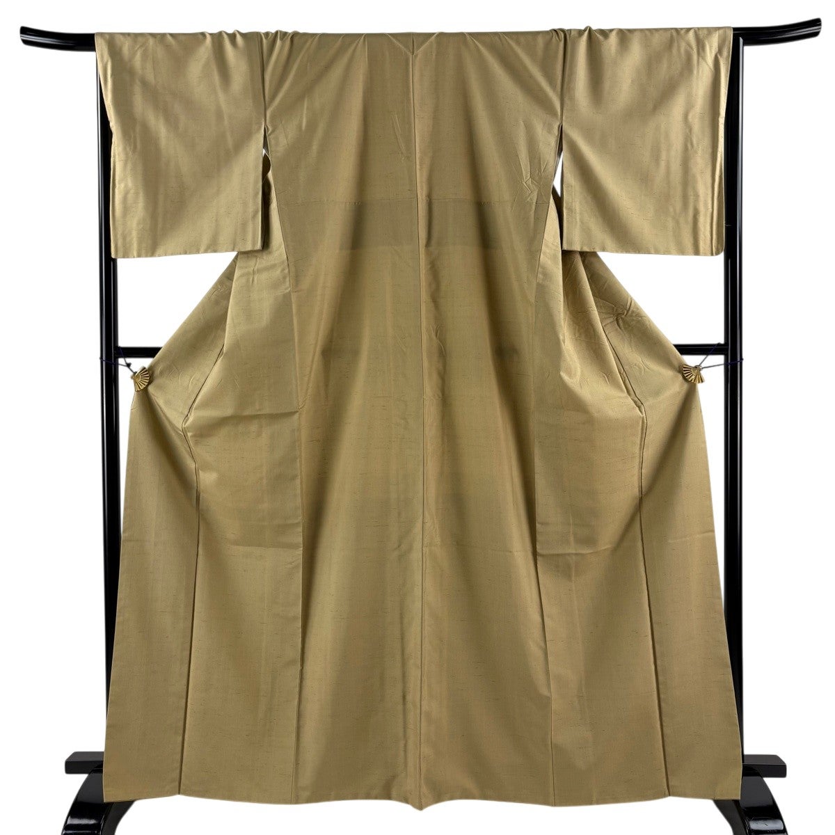 紬 身丈166cm 裄丈67.5cm 正絹 名品 【中古】 紬 身丈169.5cm 裄丈67cm M 袷 格子 深緑 正絹 秀品｜中古・古着