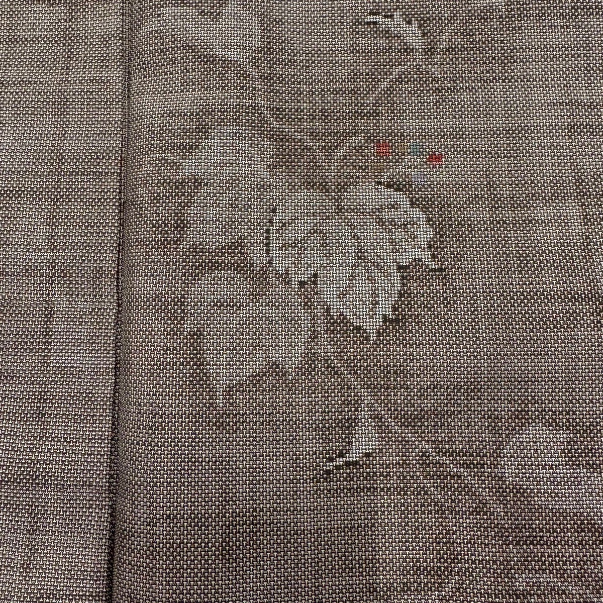 【美品】 大島紬 身丈165.5cm 裄丈65.5cm 正絹 秀品 【中古】 美品】 大島紬 身丈165cm 裄丈65cm M 袷 純泥染 証紙あり 葉と実 焦