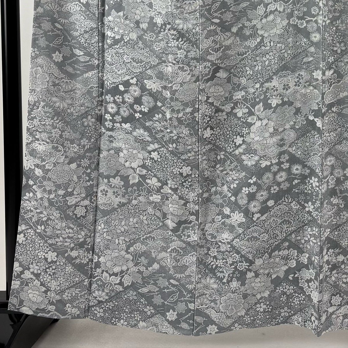 小紋/美品/グレー /仕立上がり/適応身長150～159㎝/6632 茅野】身長166cm、183cm｜ 無印良品