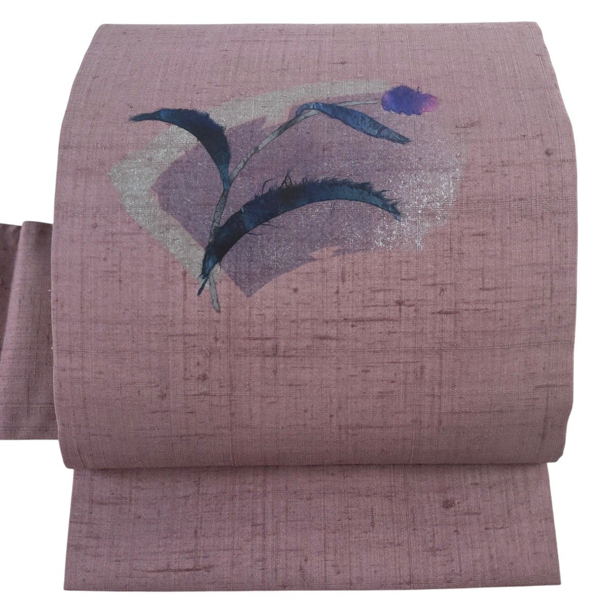 生紬小紋フルセット4点　未使用近い　美品　袷　生紬　紬風名古屋帯付き miyagawa-kimono_sb16418