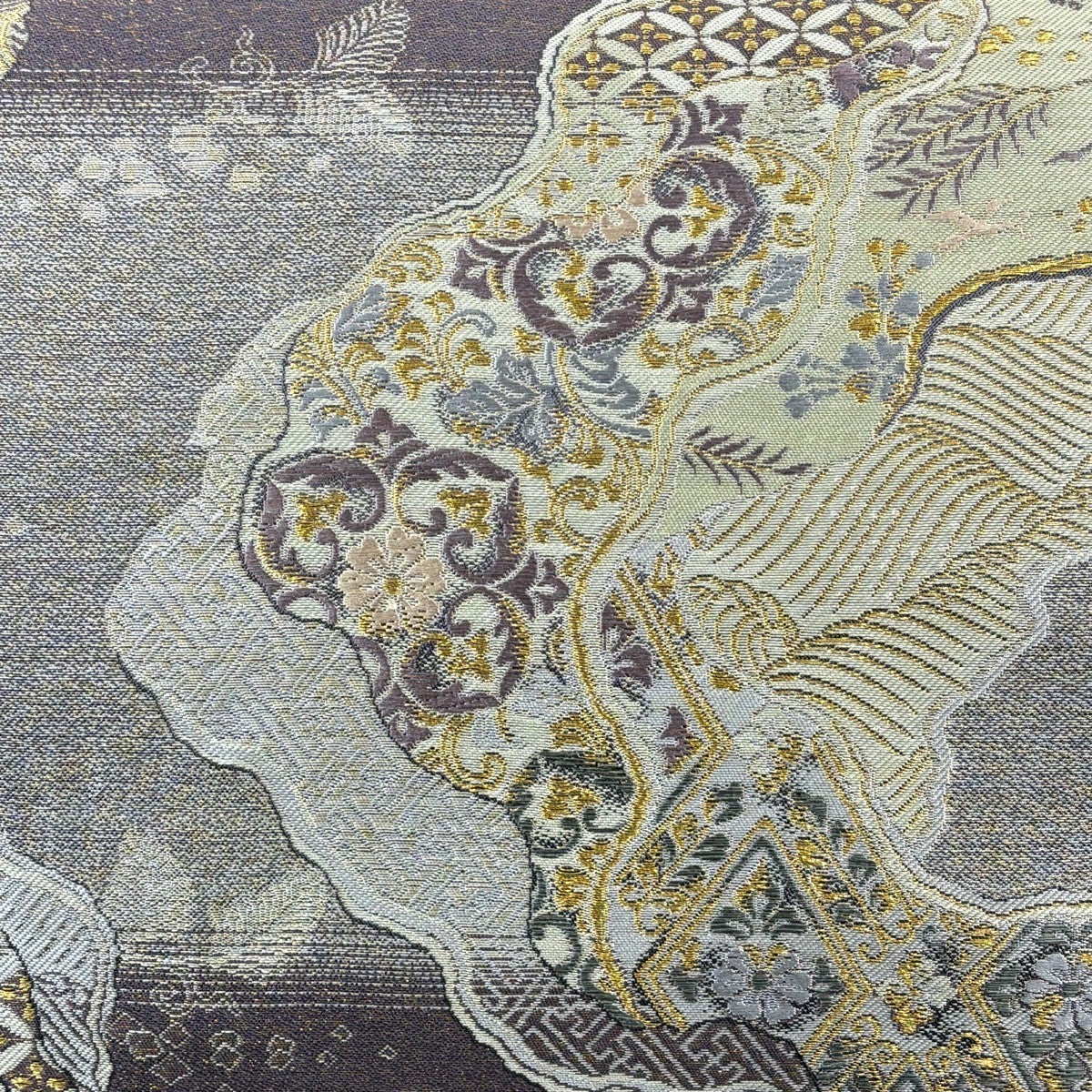 【美品】 袋帯 秀品 六通 正絹 【中古】 美品】 袋帯 秀品 六通 正絹 【中古】の通販 by バイセル ラクマ店｜ラクマ