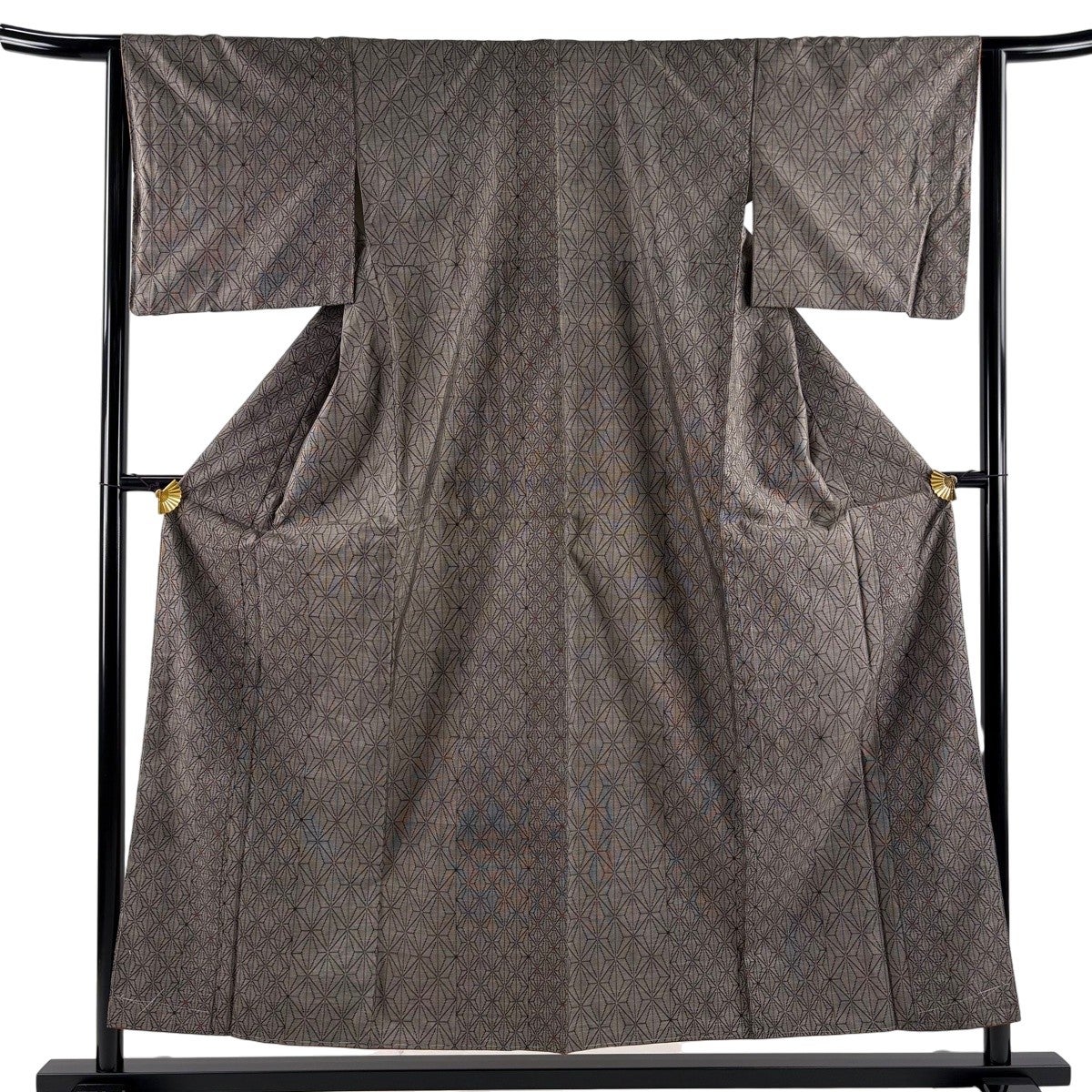 【美品】 紬 身丈155cm 裄丈65cm 正絹 秀品 【中古】 美品】 紬 身丈154.5cm 裄丈65cm 正絹 秀品 【中古】の通販 by