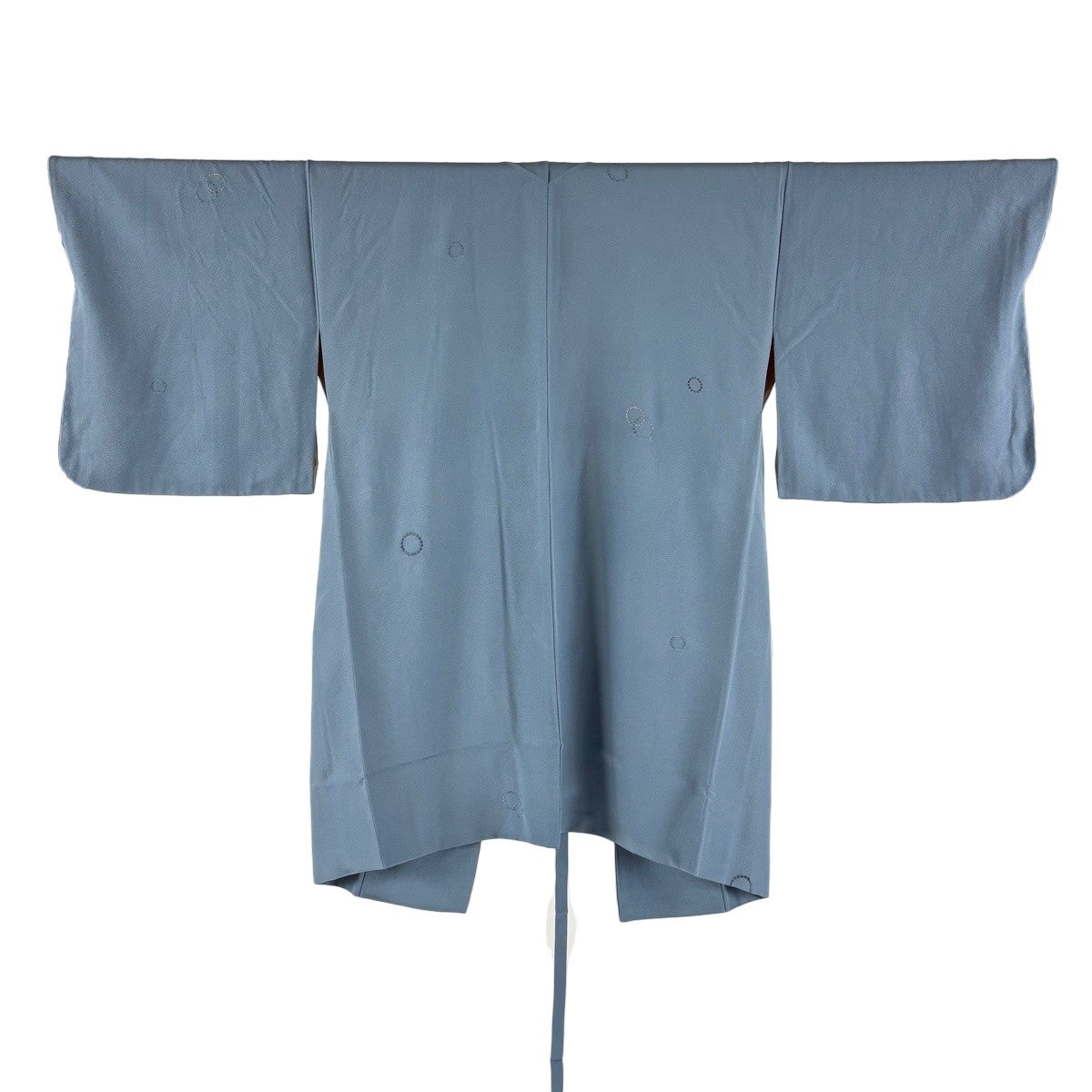 【美品】 道中着 身丈104cm 裄丈64cm 正絹 逸品 【中古】 美品 道中着 身丈101cm 裄丈63cm S 和装コート 着物衿 縞 網目文 茶紫