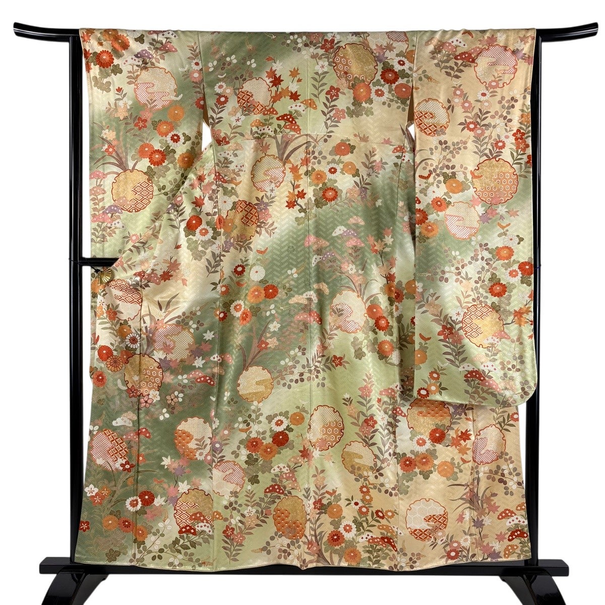 【美品】 振袖 身丈158cm 裄丈63cm 正絹 秀品 【中古】 振袖 身丈158cm 裄丈63.5cm 正絹 秀品 【中古】の通販 by バイセル