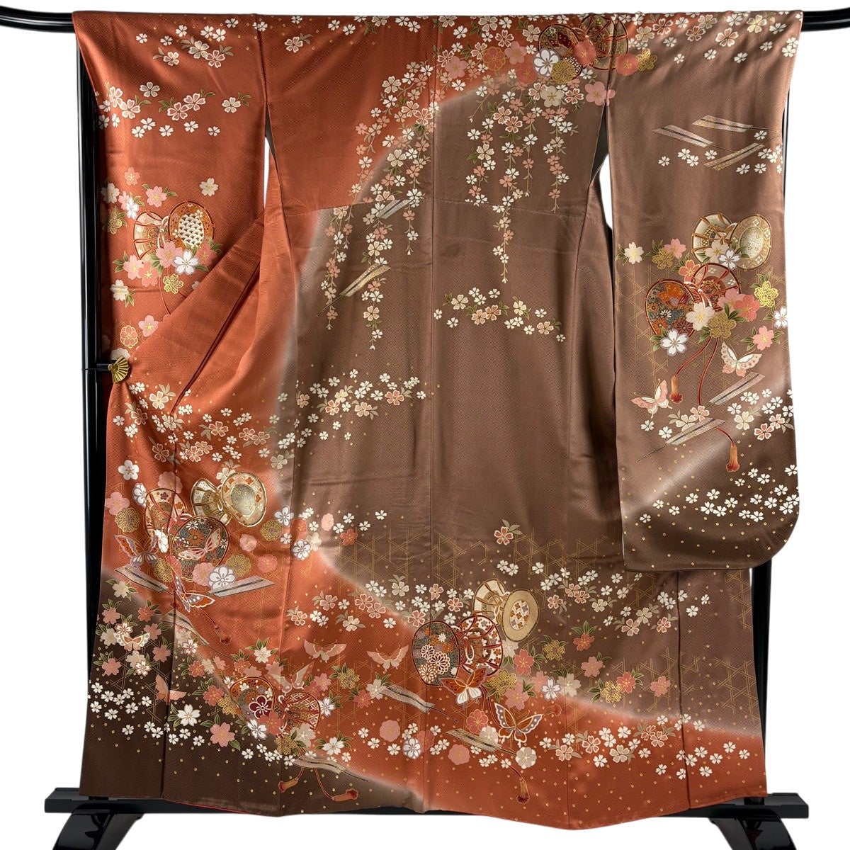 振袖 身丈159cm 裄丈65cm 正絹 秀品 【中古】 振袖 身丈159cm 裄丈64.5cm 正絹 秀品 【中古】の通販 by バイセル