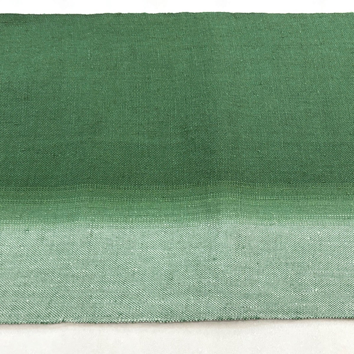 名古屋帯　グリーン地 美品】 名古屋帯 優品 八寸名古屋帯 ぼかし柄 緑 正絹｜中古・古着