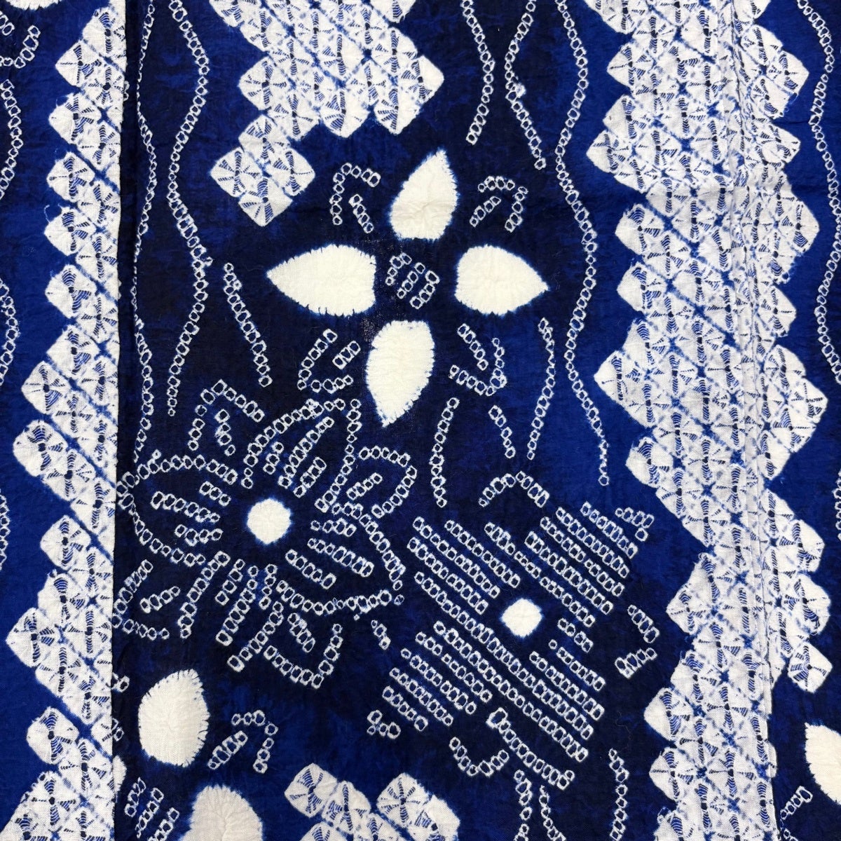 美品】 浴衣 身丈157cm 裄丈64cm M 草花 立涌 青 綿 名品｜中古・古着