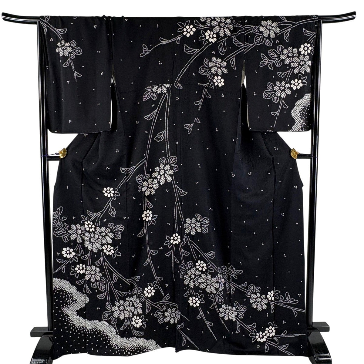 小紋 着物 中古 正絹 袷 カジュアル 幾何学模様 黒色 石竹色 身丈163.5cm 裄68.5cm L きもの北條 A1328-2 楽天市場】【新古品】 小紋 着物 正絹 袷 作家物 落款あり 黒 グレー