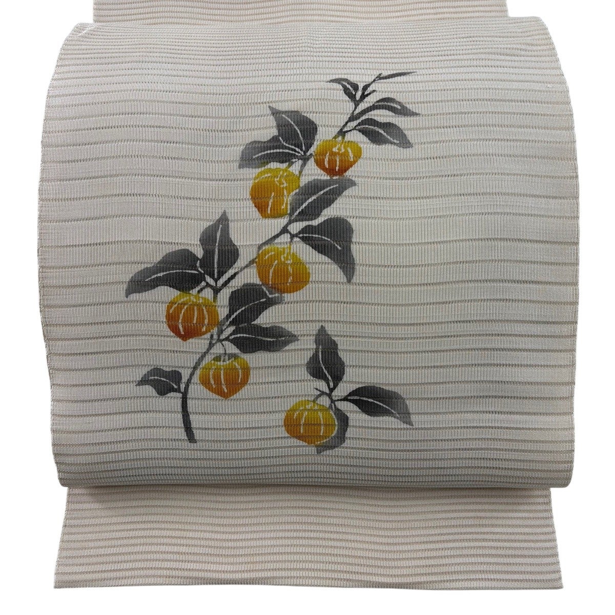名古屋帯 秀品 落款あり 松葉仕立て 八寸名古屋帯 夏帯 絽 生り物
