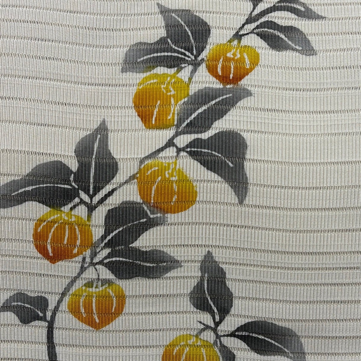 名古屋帯 松葉仕立 ススキ 小豆色 波紋様 NO-294 名古屋帯 逸品 証紙あり 博多織 松葉仕立て 八寸名古屋帯 献上柄 箔