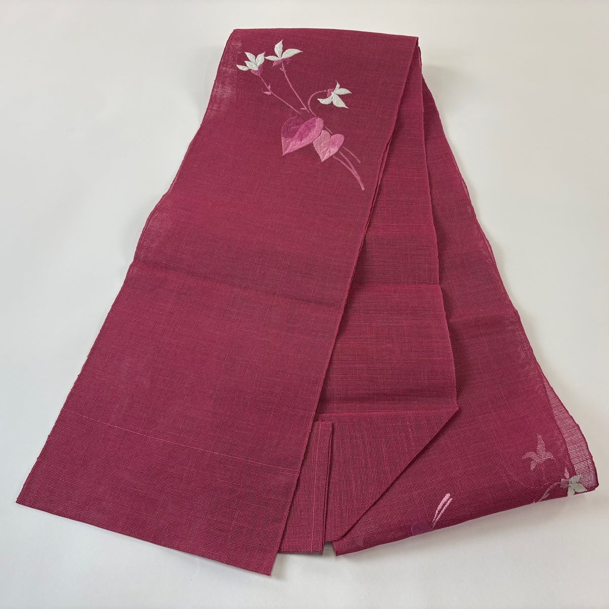 松葉仕立名古屋帯美品✨濃い濃いあずき色にピンクのカーネーション？のお花344㎝ 直前】カーネーション クリスティーナ(淡いピンク/ふち紫) 鈴木花卉園