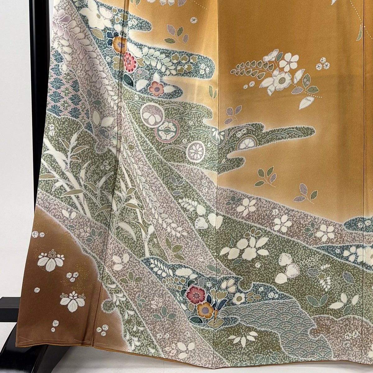 訪問着 身丈166.5cm 裄丈66cm 正絹 秀品 【中古】 訪問着 身丈166.5cm 裄丈66cm 正絹 名品 【中古】の通販 by バイセル