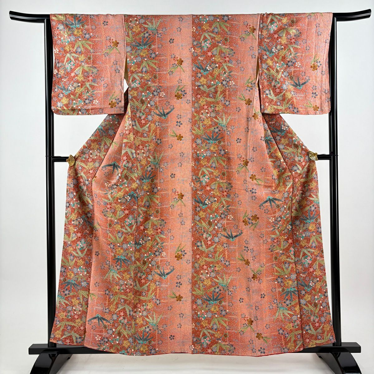 美品】 袋帯 秀品 辻が花 箔 ピンク お太鼓柄 正絹｜中古・古着