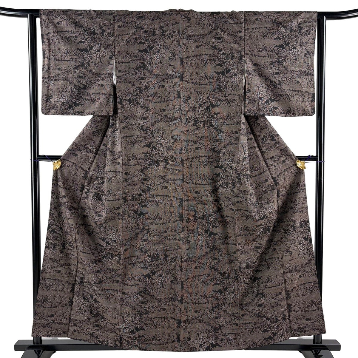 ★専用★真綿紬 ベージュ 袷 紬 身丈171cm 裄丈69cm トールサイズ ☆専用☆真綿紬 ベージュ 袷 紬 身丈171cm 裄丈69cm トールサイズ 紬