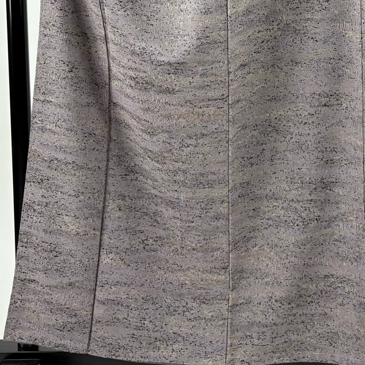 美品】 小紋 身丈157.5cm 裄丈64cm M 袷 幾何学模様 陶彩染 灰紫 正絹