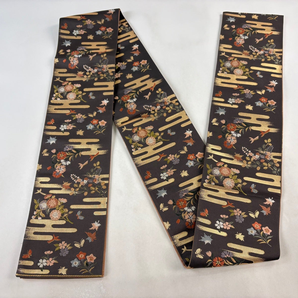 半幅帯 秀品 正絹 【中古】 美品】半幅帯 秀品 正絹 【中古】の通販 by バイセル ラクマ店｜ラクマ