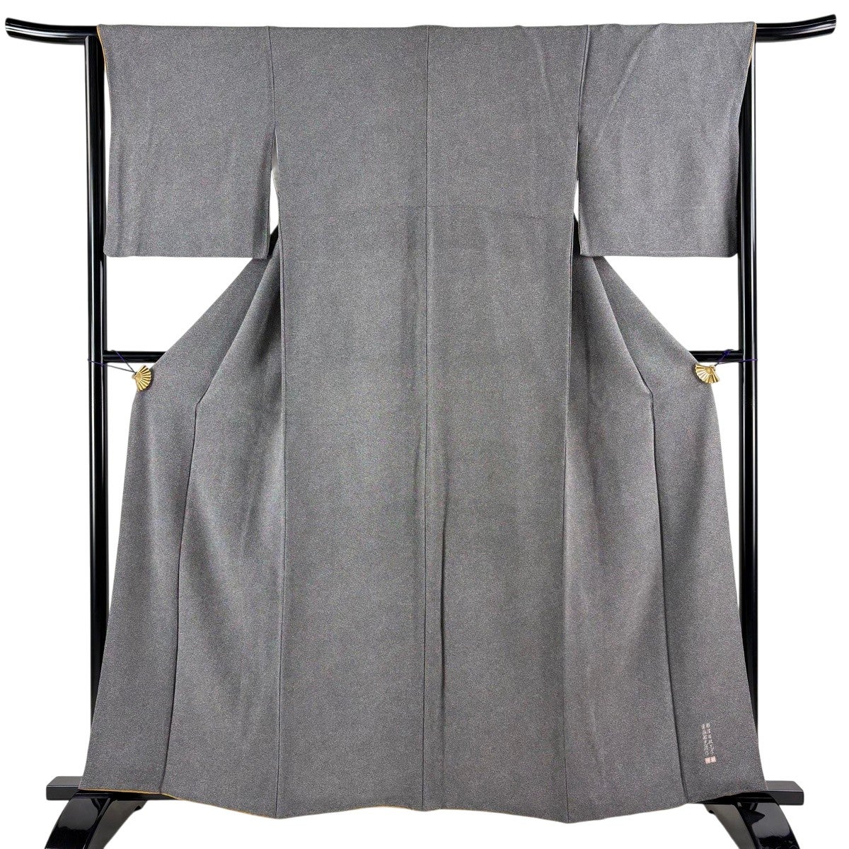 江戸小紋/美品/合繊/グレー/仕立上がり/適応身長156～164㎝/10667 週替わりSALE第一弾！】 ○正絹江戸小紋 ＜お仕立て上がり・新品