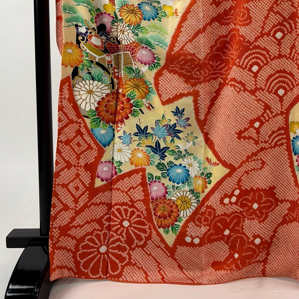 振袖 美品 名品 身丈168cm 裄丈66cm 正絹 【中古】 美品】 振袖 身丈163.5cm 裄丈66cm 正絹 名品 【中古】の通販 by