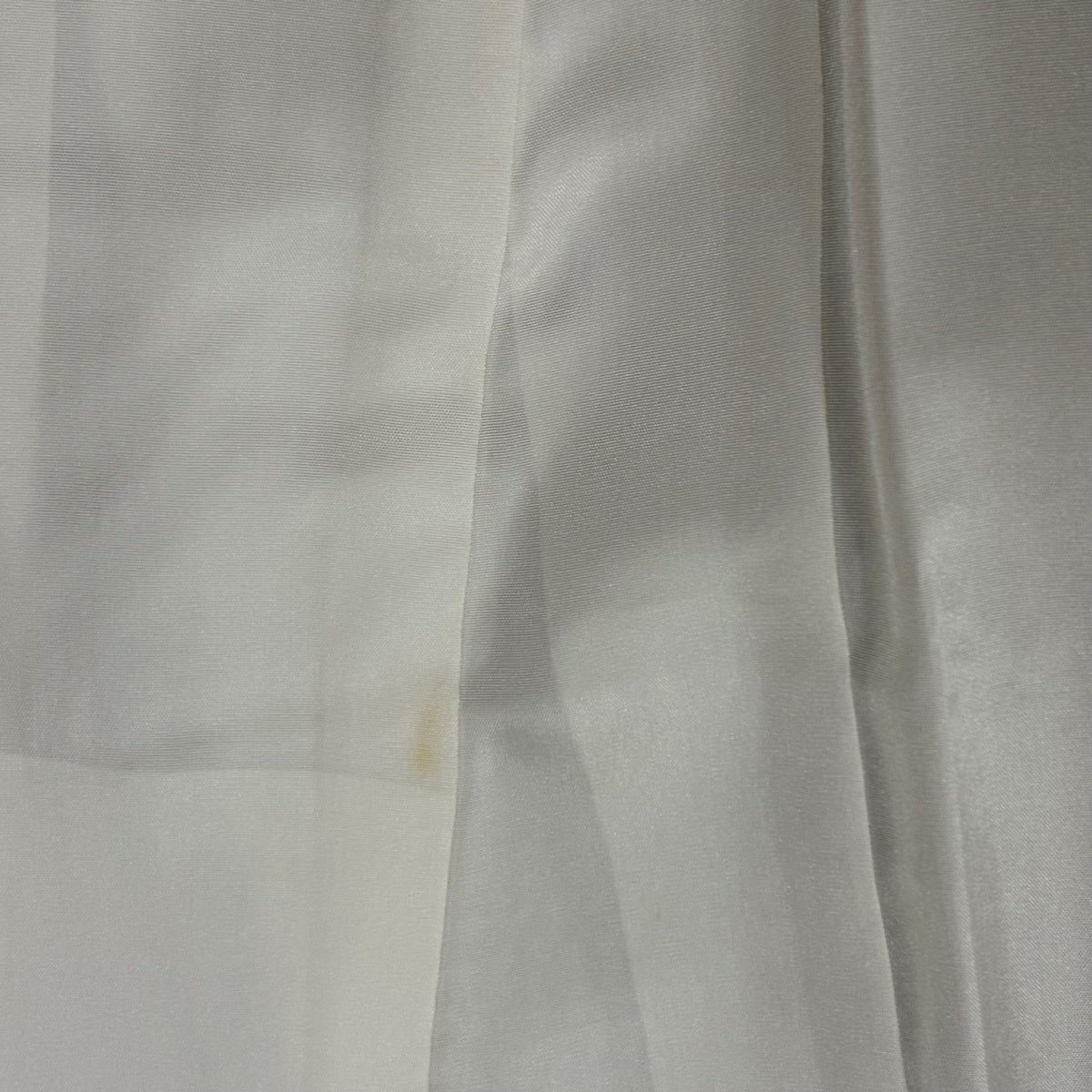 訪問着 身丈156cm 裄丈62.5cm S 袷 草花 霞 金糸 ぼかし 灰緑 正絹 秀
