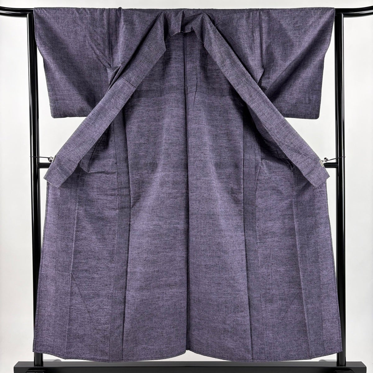 紬 身丈155.5cm 裄丈63.5cm 正絹 名品 【中古】 紬 身丈157cm 裄丈65cm M 袷 アンサンブル 桜 亀甲 黒 正絹 優品