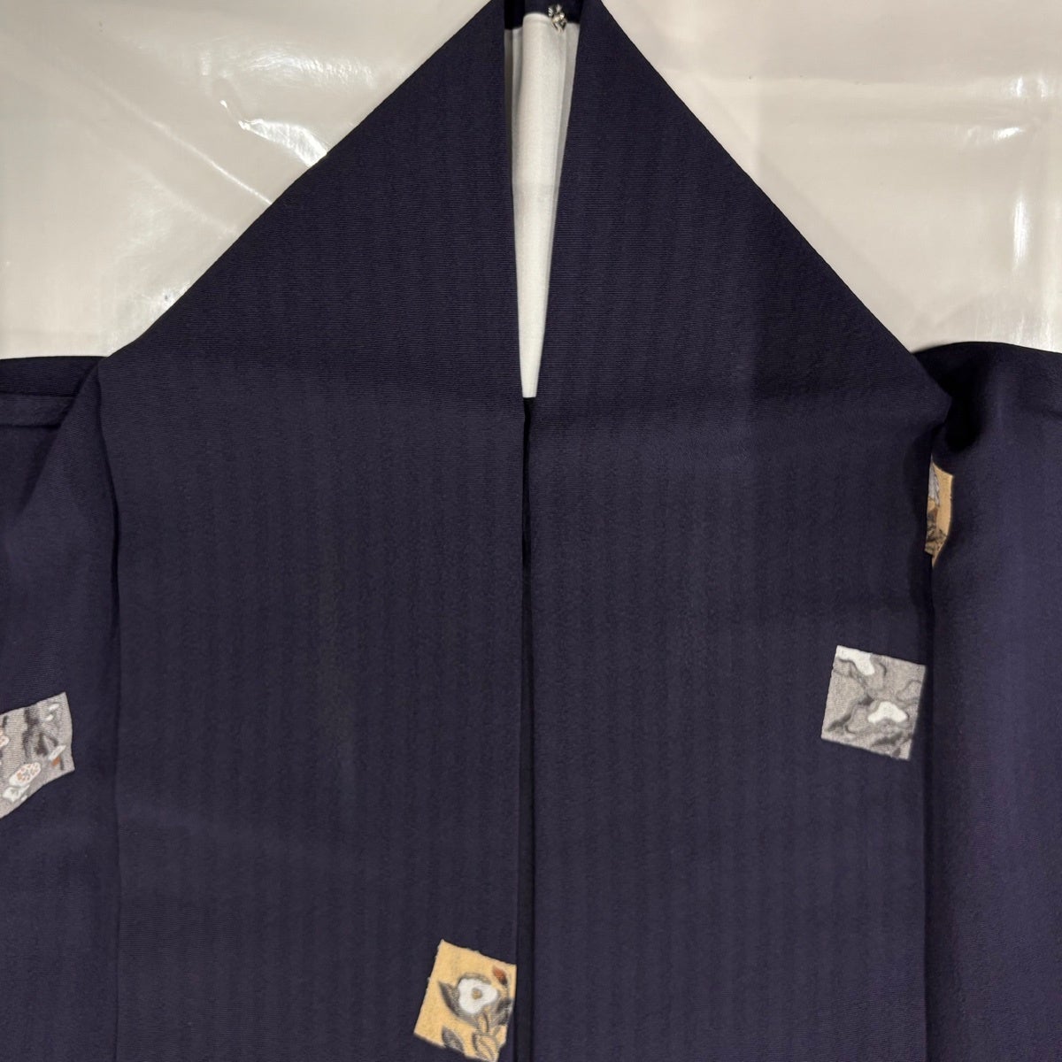 小紋 身丈158.5cm 裄丈65.5cm 正絹 秀品 【中古】 美品】 小紋 身丈158.5cm 裄丈64.5cm M 袷 前田仁仙 やまと 落款あり