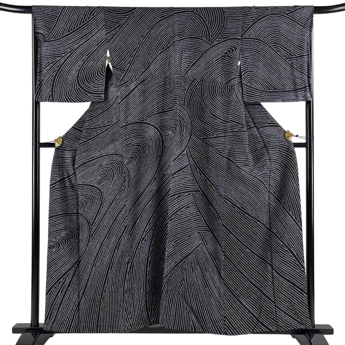 ★専用★未使用品 訪問着 総絞り 白黒身丈155.0cm 裄丈66.0cm 正絹 総絞り 訪問着｜バイセルオンライン 中古・リサイクル着物【公式】通販