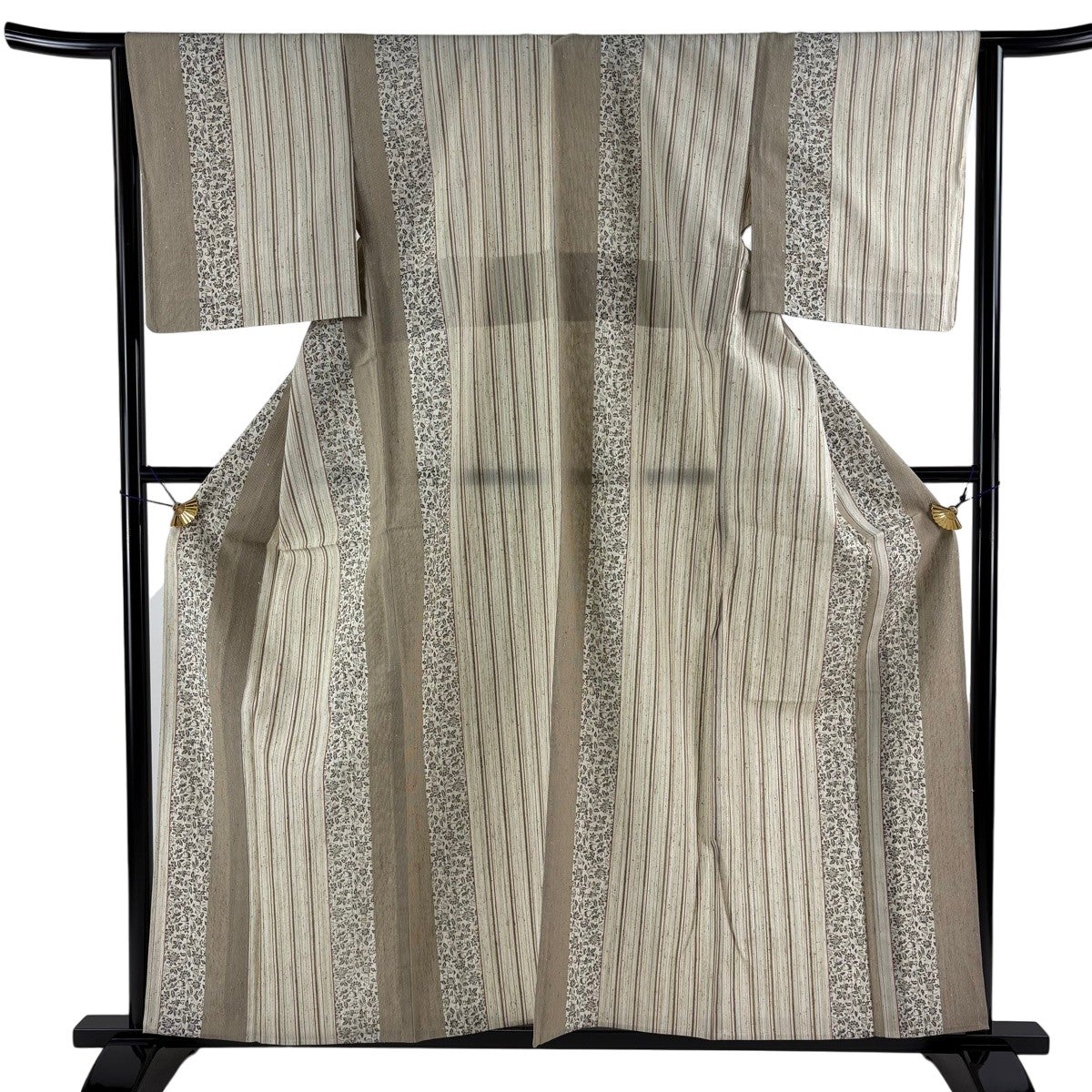 【美品】 小紋 身丈156.5cm 裄丈63cm 正絹 名品 【中古】 小紋 身丈156.5cm 裄丈62cm 正絹 名品 【中古】の通販 by バイセル
