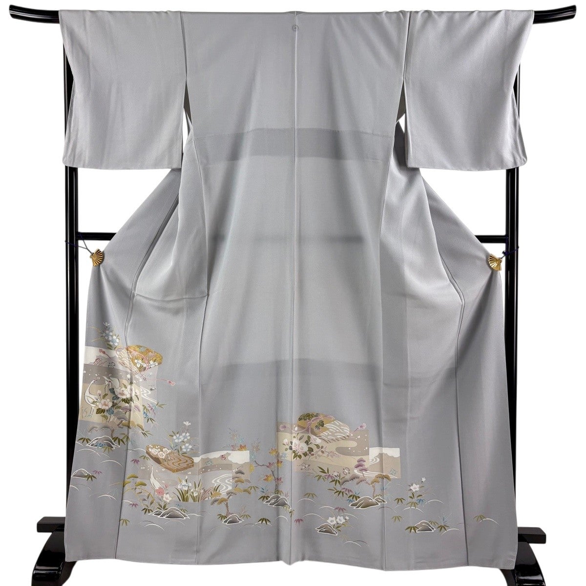 色留袖 秀品 身丈153.5cm 裄丈64cm 正絹 【中古】 色留袖 身丈153.5cm 裄丈62.5cm 正絹 逸品 【中古】の通販 by バイセル