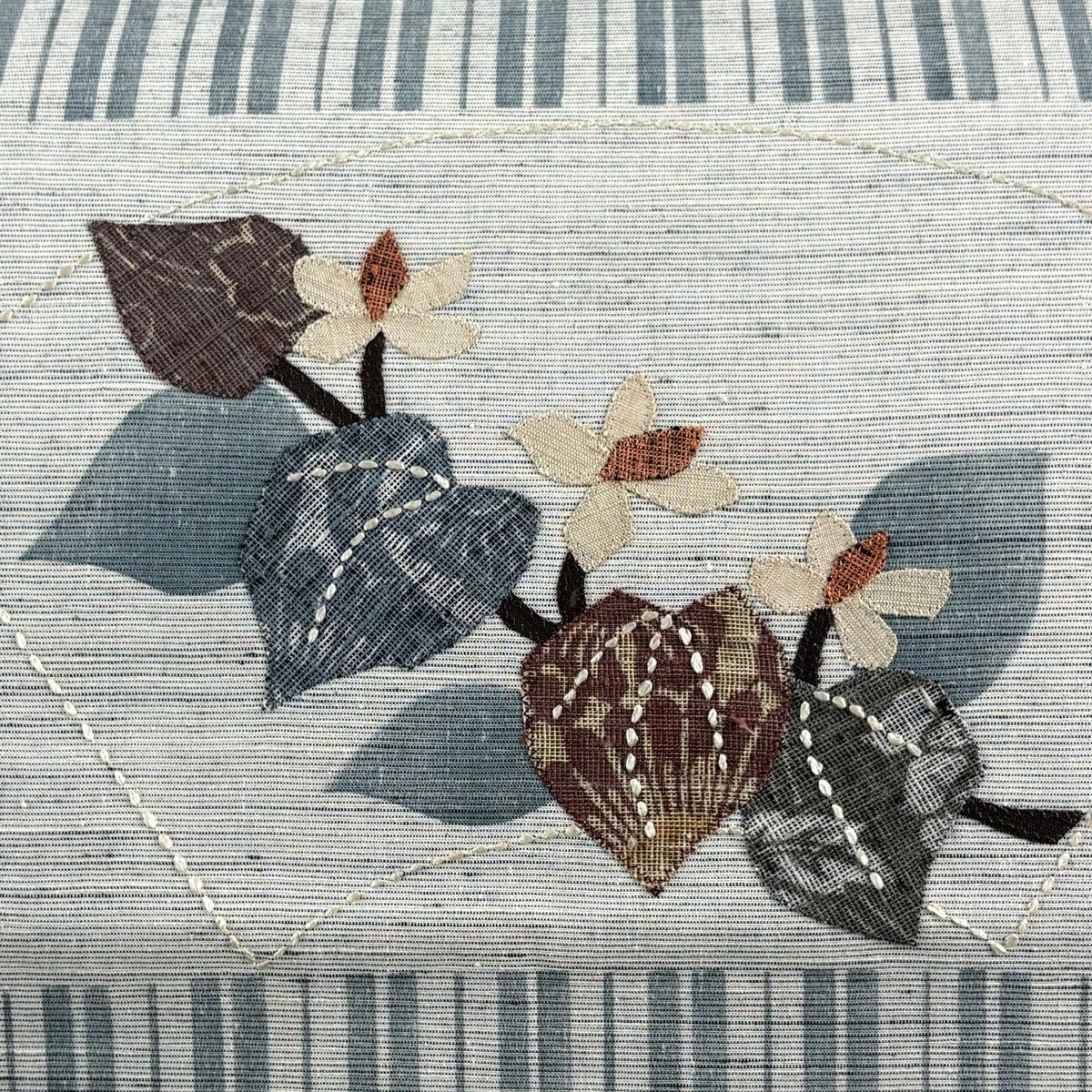 ここちゃん様　おまとめ　米沢紬　tj462 名古屋帯　正絹　金駒刺繍tj463 袋名古屋帯 秀品 紬地 枝花 扇面 刺し子刺繍 灰色 正絹｜中古・古着