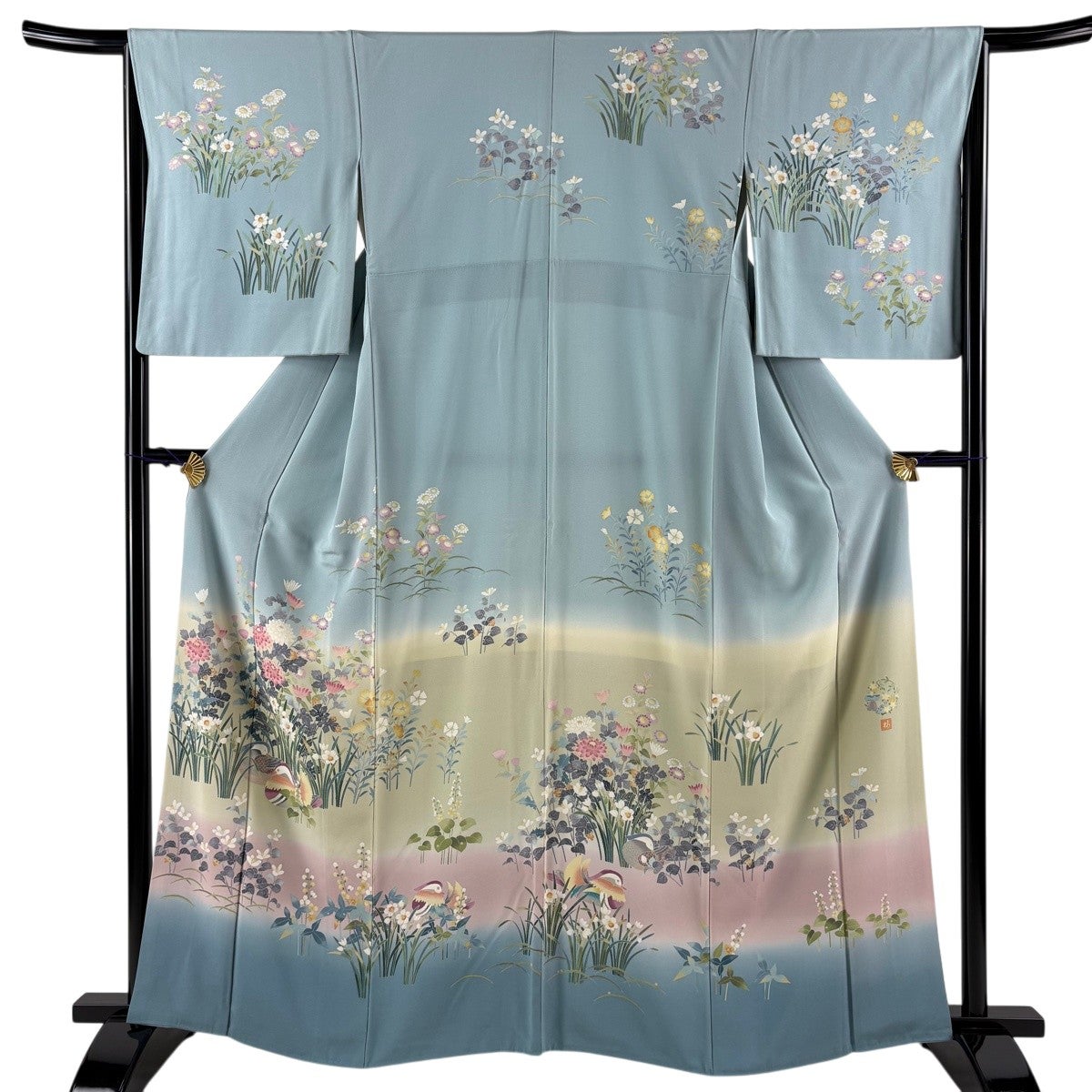 訪問着 身丈160cm 裄丈66cm 正絹 名品 【中古】 訪問着 身丈160cm~169cm｜バイセルオンライン 中古・リサイクル着物
