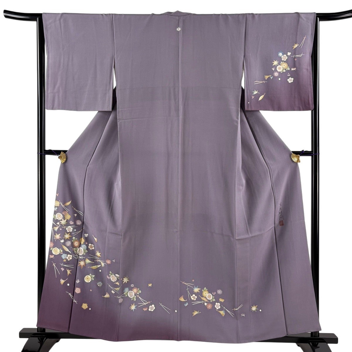 「縁」150ｃｍ～156ｃｍ 八代目 玉屋庄兵衛 刺繍柄 訪問着 正絹 Ｂ９１７ 2026年最新】玉屋庄兵衛の人気アイテム - メルカリ