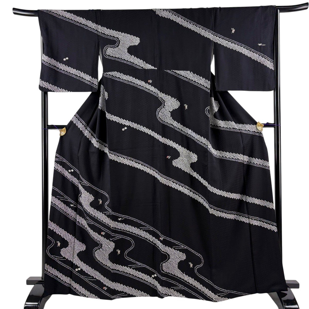 訪問着 身丈161cm 裄丈64cm M 正絹 名品 【中古】 ki31022-1.jpg